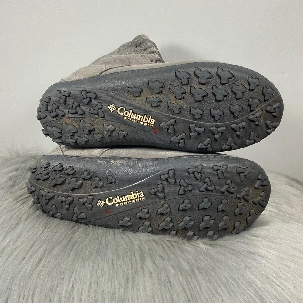 Columbia Powder Summit Wool Women Gray Waterproof Boots - Picture 7 of 8